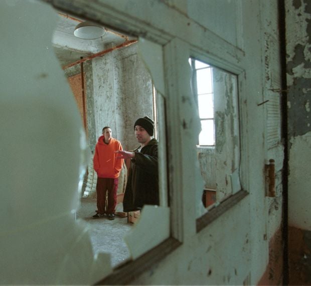 Bloomington High School tour in April 2001